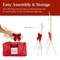 Best Choice Products 4ft 3-Piece Lighted 2D Christmas Deer Set Outdoor Yard Decoration w/ 175 LED Lights, Stakes